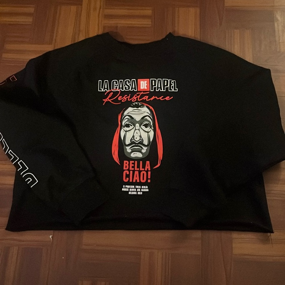 La casa de papel sweatshirt 
(Money heist)
